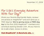 Wag World Email 3 of 3